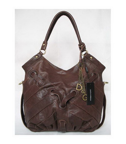 Dolce & Gabbana Bag_Chocolate spalla in pelle